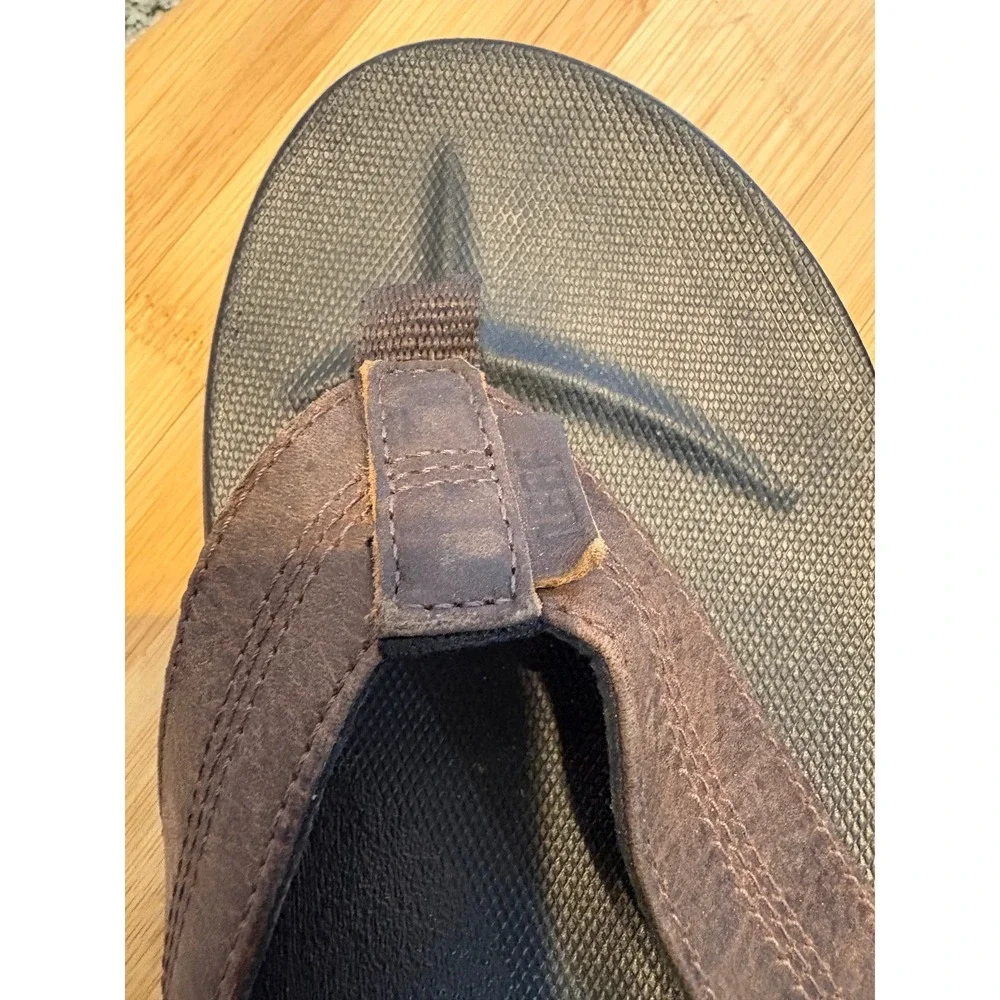 Reef Fanning‎ Mens Flip Flops Brown Thong Sandals Beach Shoes